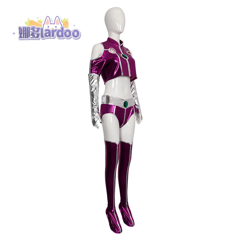Cosplay Anime Boy - Raven Boy Mars Purple Tight Faux