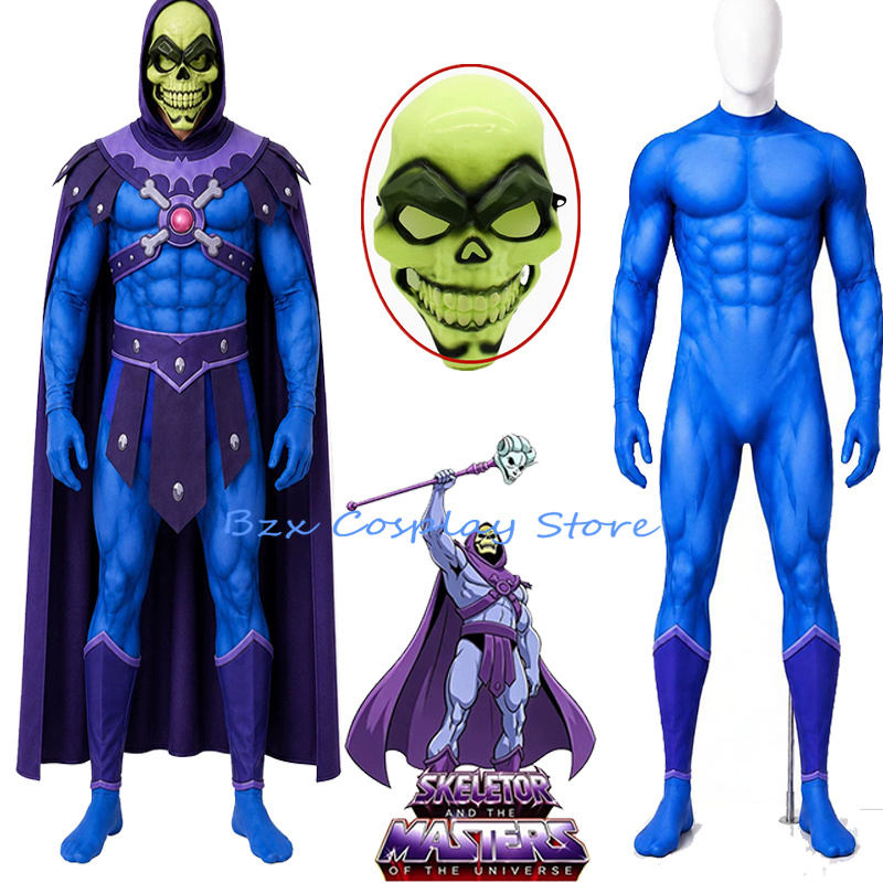 Anime Cosplay Jumpsuit - Anime Universe Man Cosplay King Skeletor