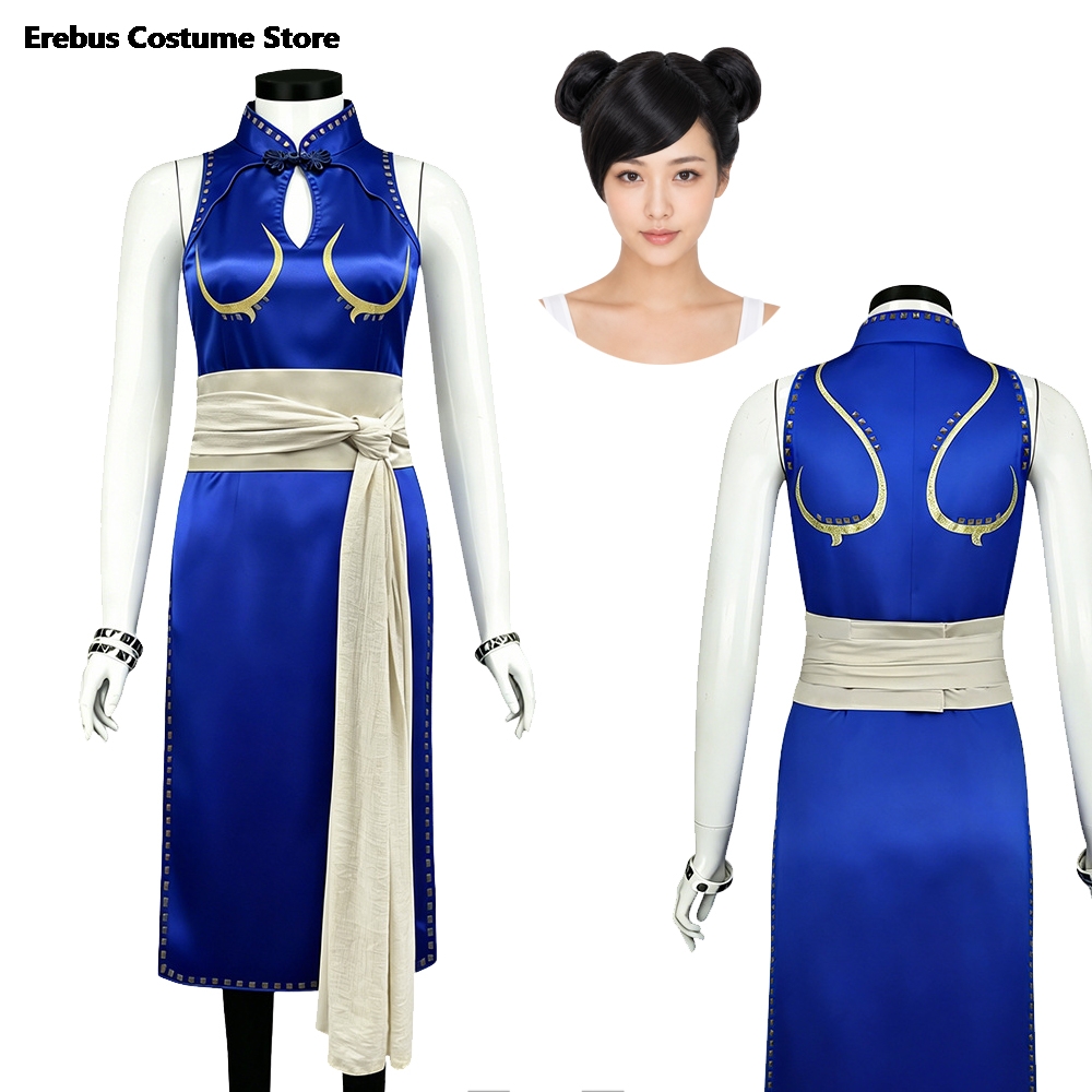 Adult Sexy Chun Li Cosplay Cos - Live Action Anime Cosplay ulasan dan harga