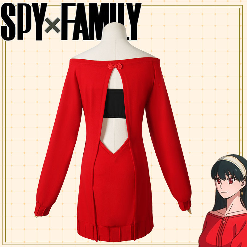 Spy x Family Yor Forger Cospla - Spy Family Outfit ulasan dan harga