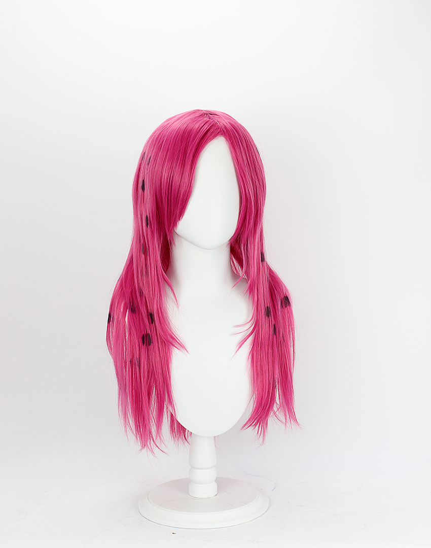 Anime JoJo Diavolo Cosplay Wig - Cosplay Anime Pink Hair ulasan dan harga