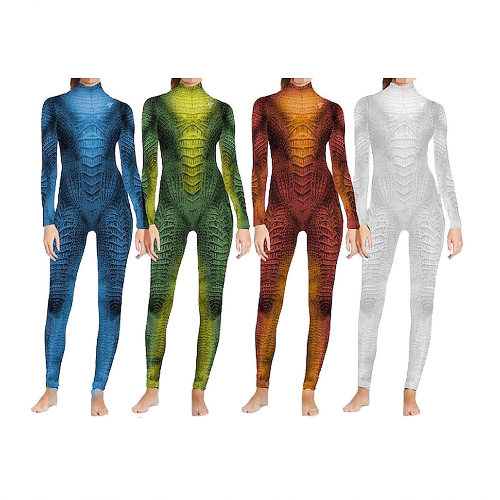 Reptile Animal performance cos - Anime Cosplay Jumpsuit ulasan dan harga