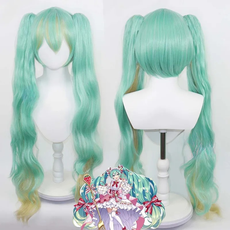 Le Cool Anime Miku Strawberry  - Anime Cosplay Long Hair ulasan dan harga