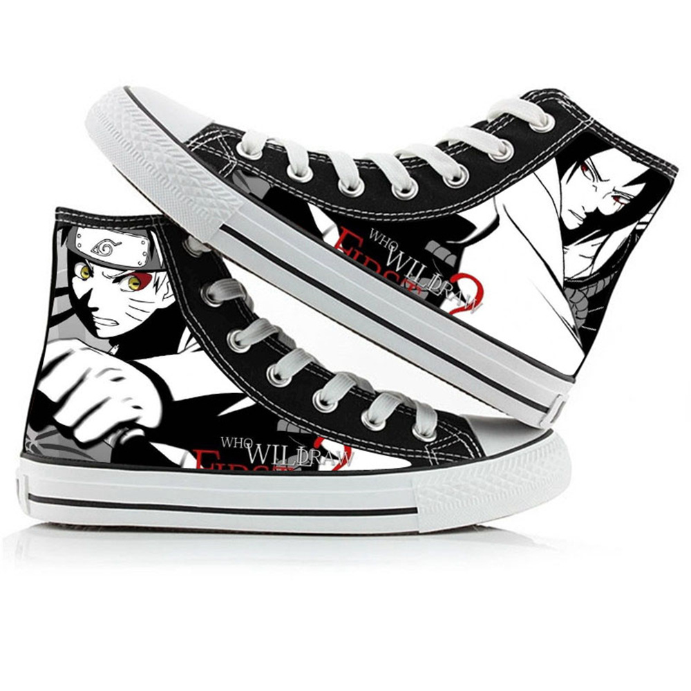 Naruto Uzumaki High-Top Canvas - Anime Cosplay Couples Ideas ulasan dan harga