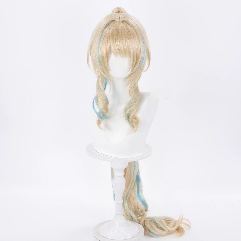 Game Genshin Impact Vesna Stri - Anime Cosplay Long Hair ulasan dan harga