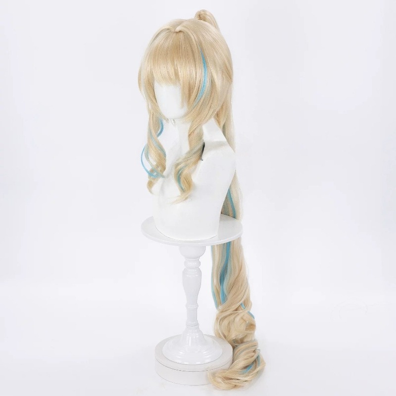 Game Genshin Impact Vesna Stri - Anime Cosplay Long Hair ulasan dan harga