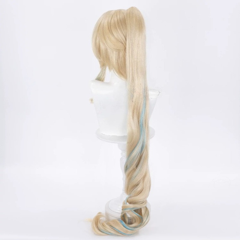 Game Genshin Impact Vesna Stri - Anime Cosplay Long Hair ulasan dan harga