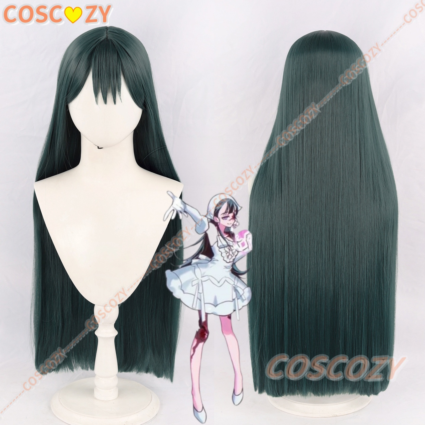 Zombie Stage Sua Cosplay Wig W - Anime Cosplay Long Hair ulasan dan harga
