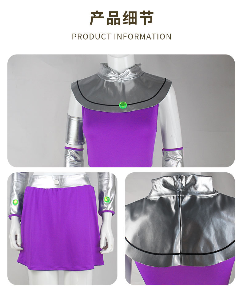 Raven Teen Titans Starfire Cos - Anime Cosplay Nun ulasan dan harga