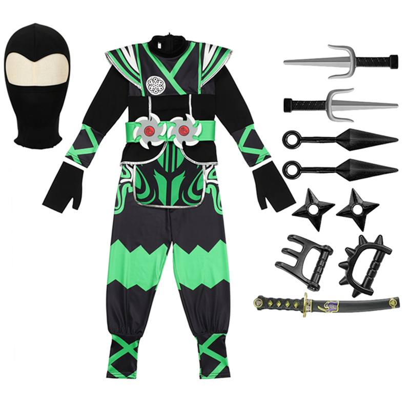 Japanese Ninja Costume Set for - Cosplay Anime Boy ulasan dan harga
