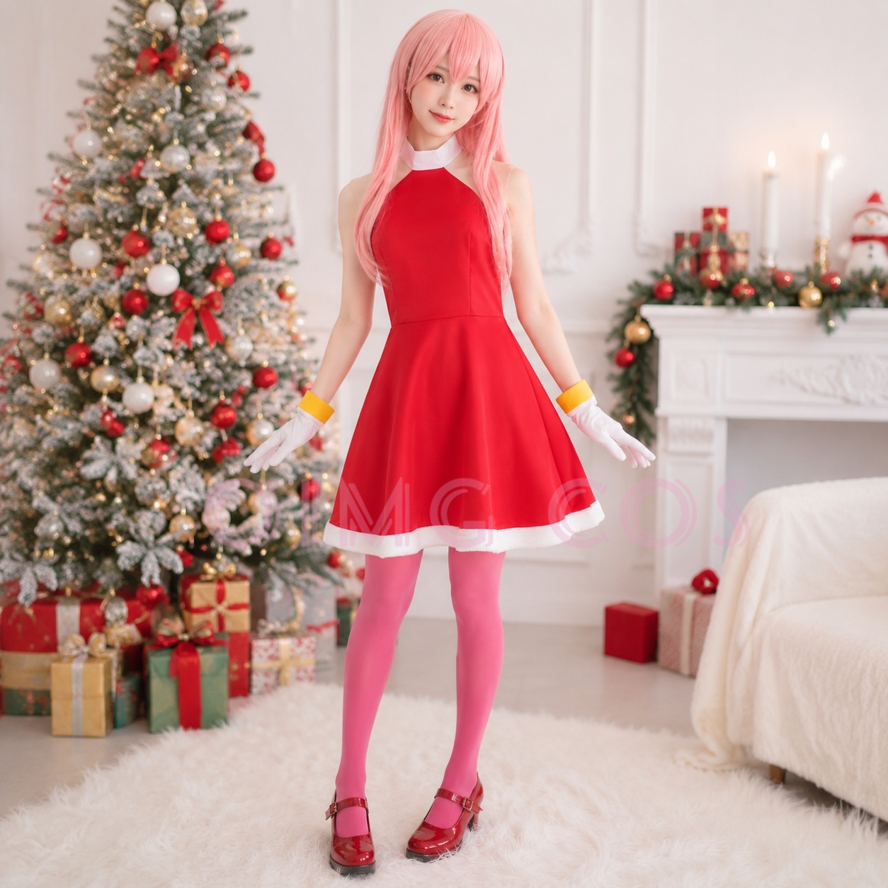 Amy Rose Cosplay Costume Adult - Anime Cosplay Costumes Female ulasan dan harga