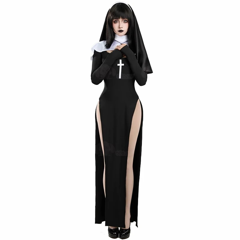 Cosplay Costume Women Sexy Lon - Anime Cosplay Nun ulasan dan harga