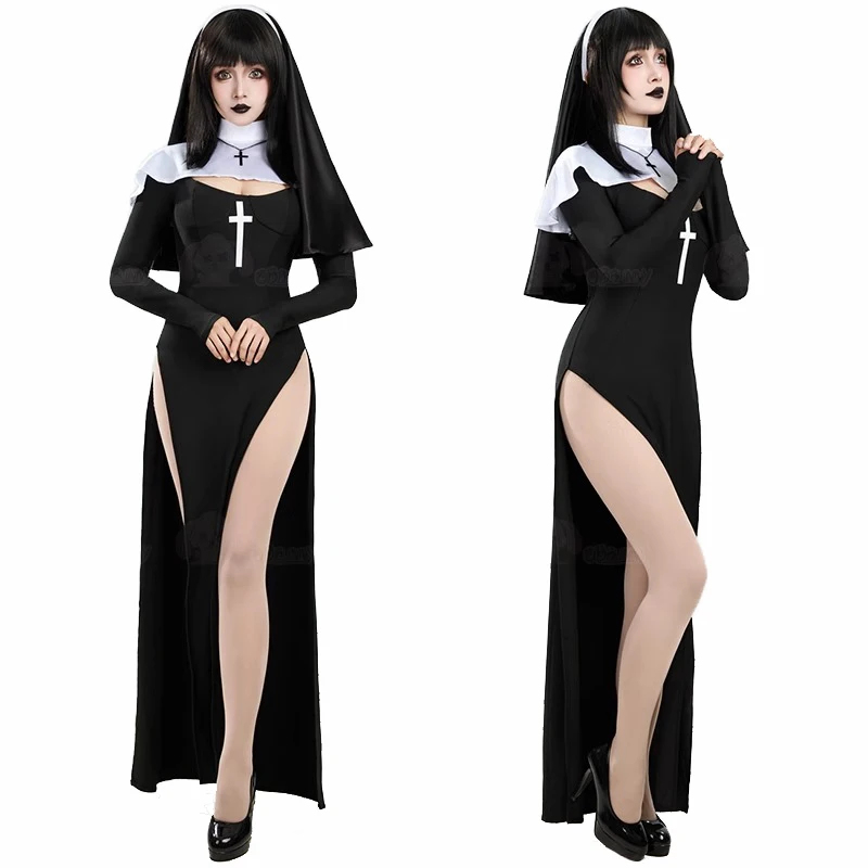 Cosplay Costume Women Sexy Lon - Anime Cosplay Nun ulasan dan harga