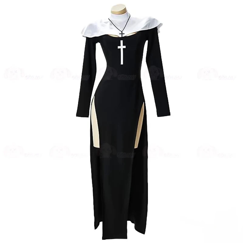 Cosplay Costume Women Sexy Lon - Anime Cosplay Nun ulasan dan harga