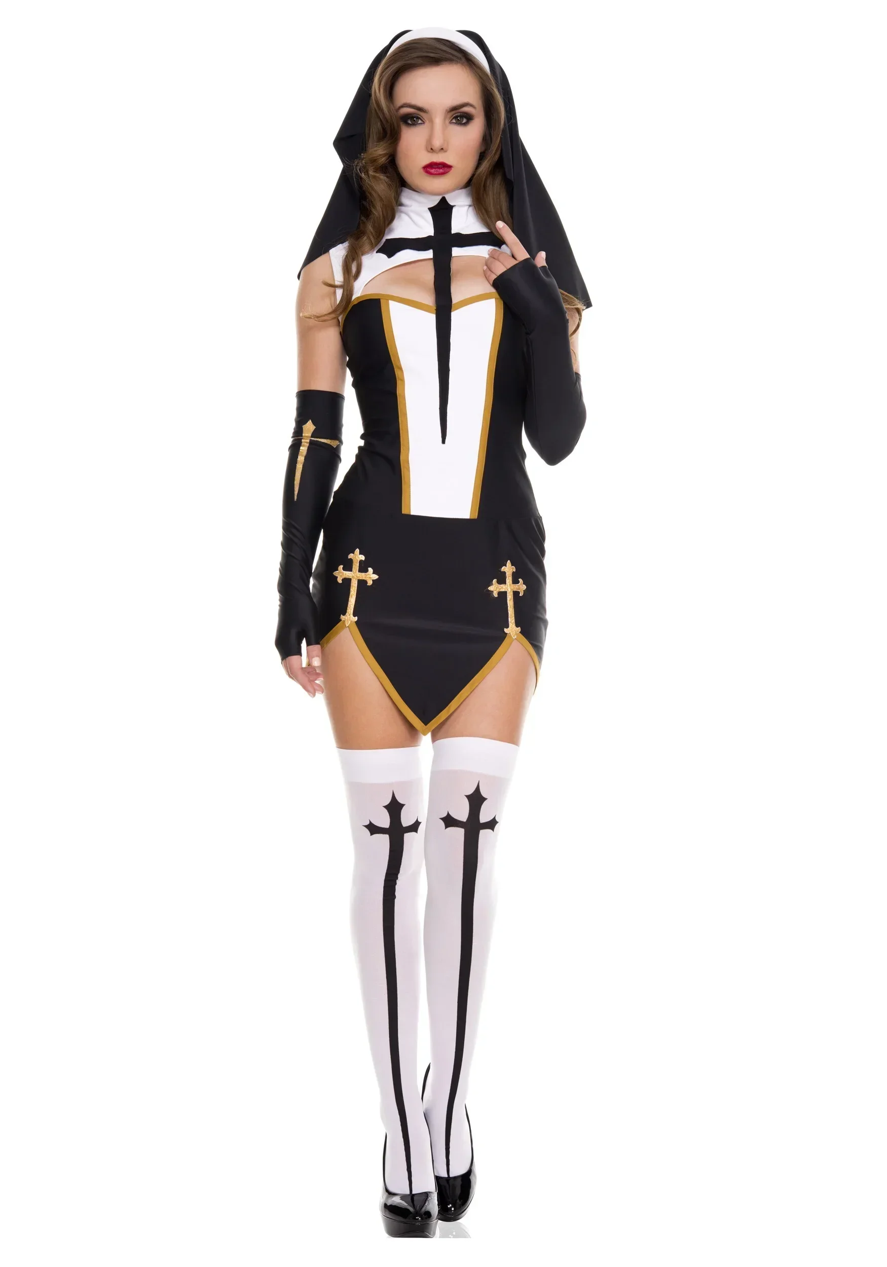2026Sexy Lady Nun Superior Cos - Anime Cosplay Nun ulasan dan harga