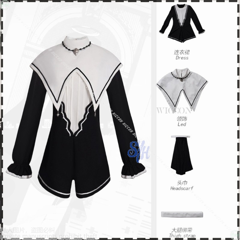 Akiyama Mizuki Cosplay Nightco - Anime Cosplay Nun ulasan dan harga