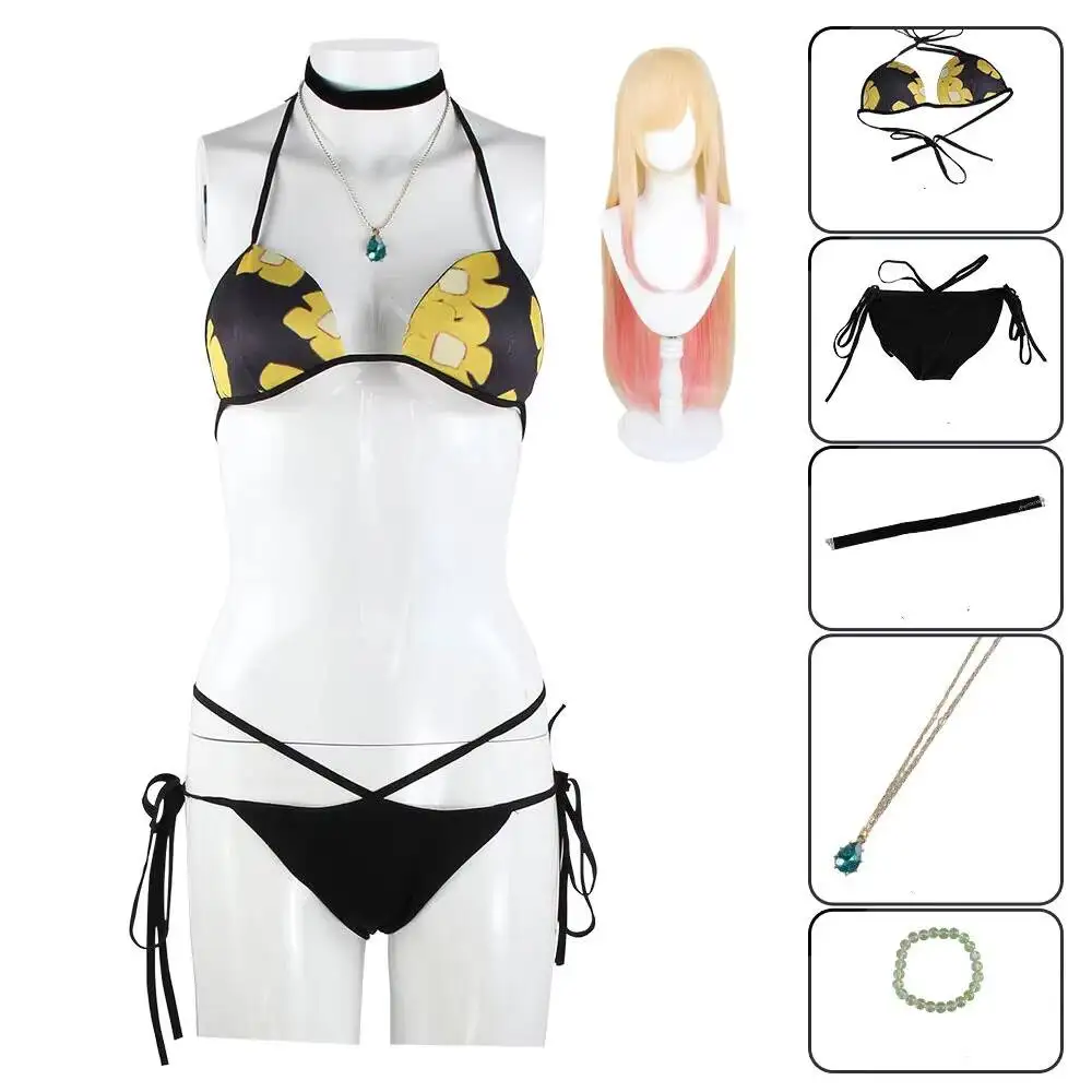 Anime My Dress-Up Darling Mari - Anime Cosplay Bikini ulasan dan harga