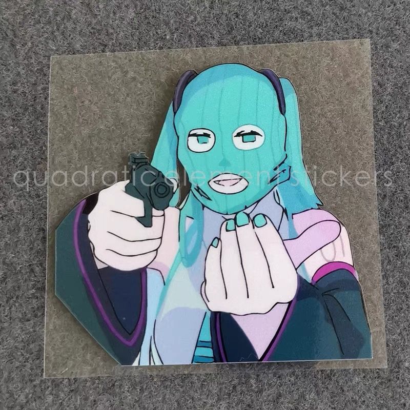 Miku Motorcycle Sticker Water  - Cosplay Anime N ulasan dan harga