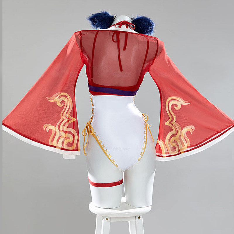 League of Legends Ahri Swimsui - Anime Cosplay Bikini ulasan dan harga