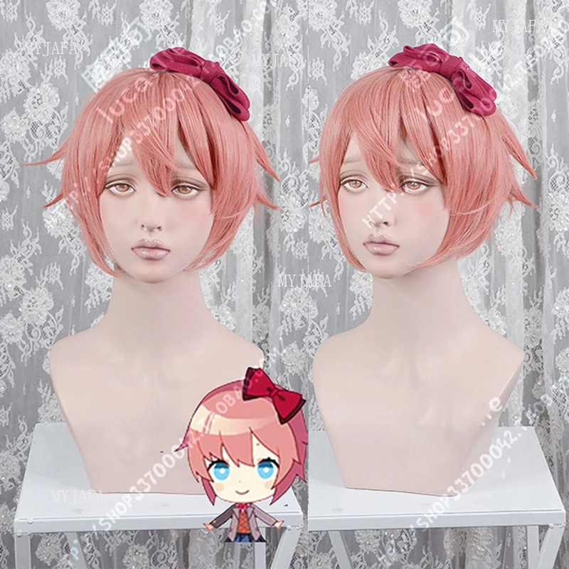 vivi 2025 High Quality DDLC Do - Cosplay Anime Pink Hair ulasan dan harga