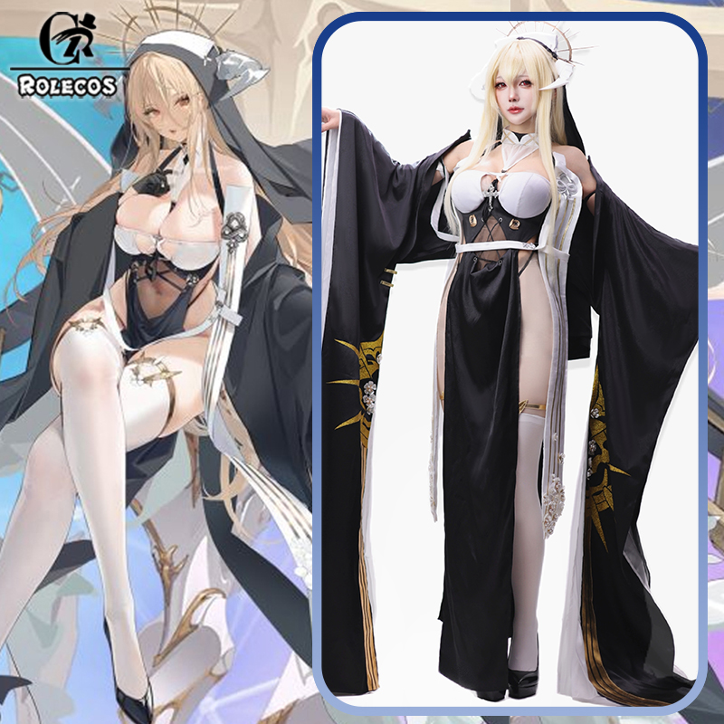 ROLECOS Game Azur Lane HMS Imp - Anime Cosplay Nun ulasan dan harga