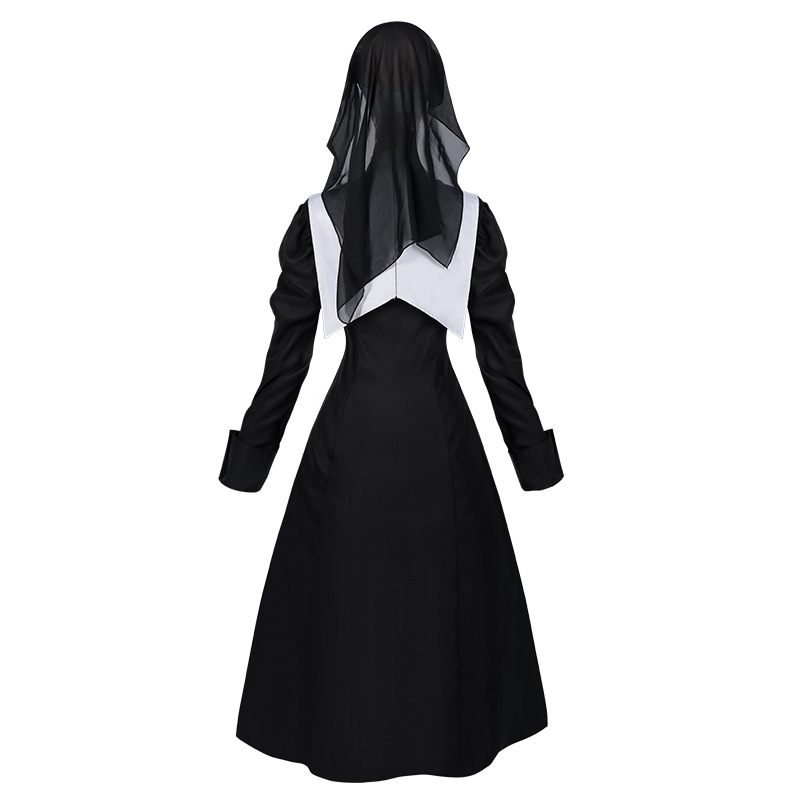European and American Women's  - Anime Cosplay Nun ulasan dan harga