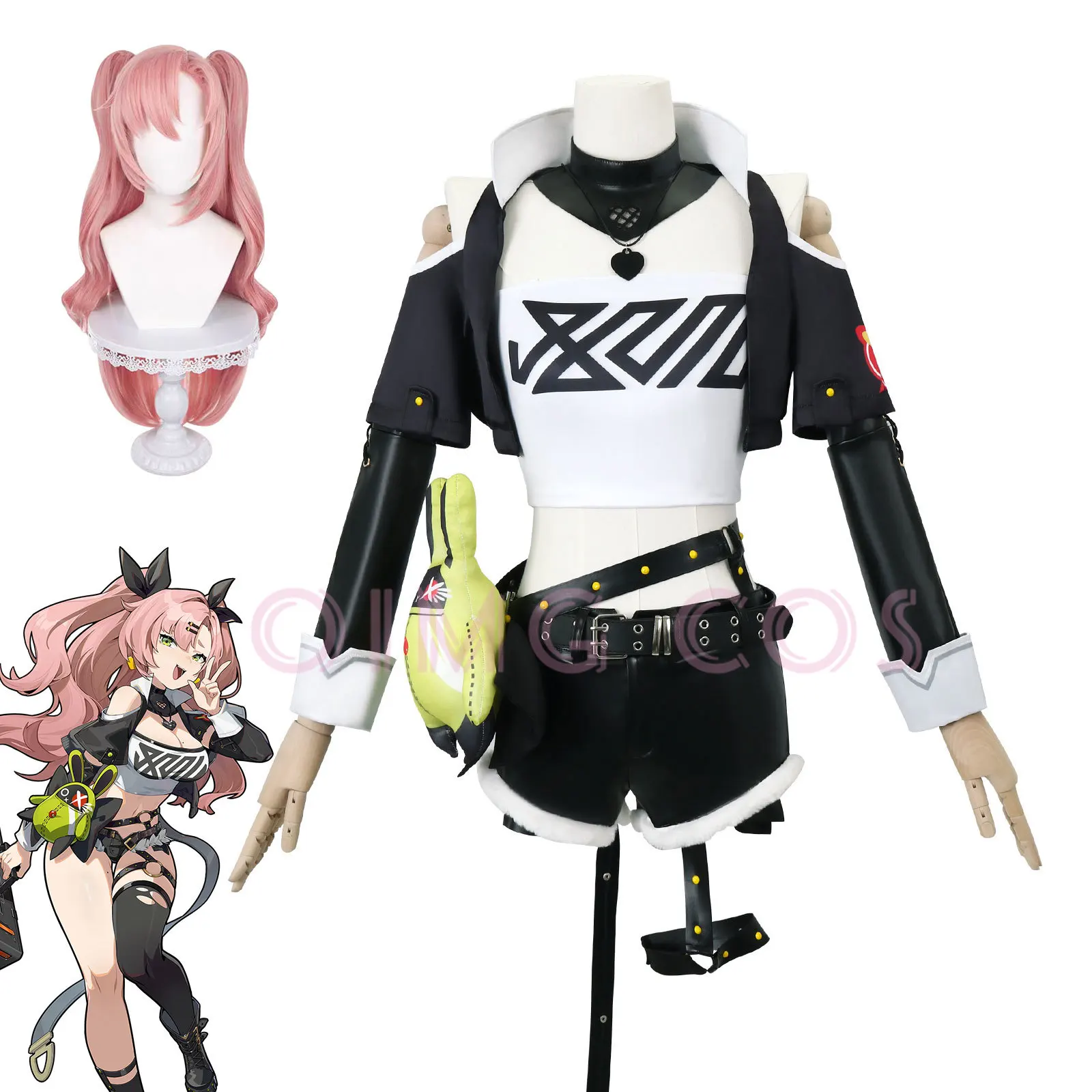 Nicole Demara Zenless Zone Zer - Anime Cosplay Costumes Female ulasan dan harga