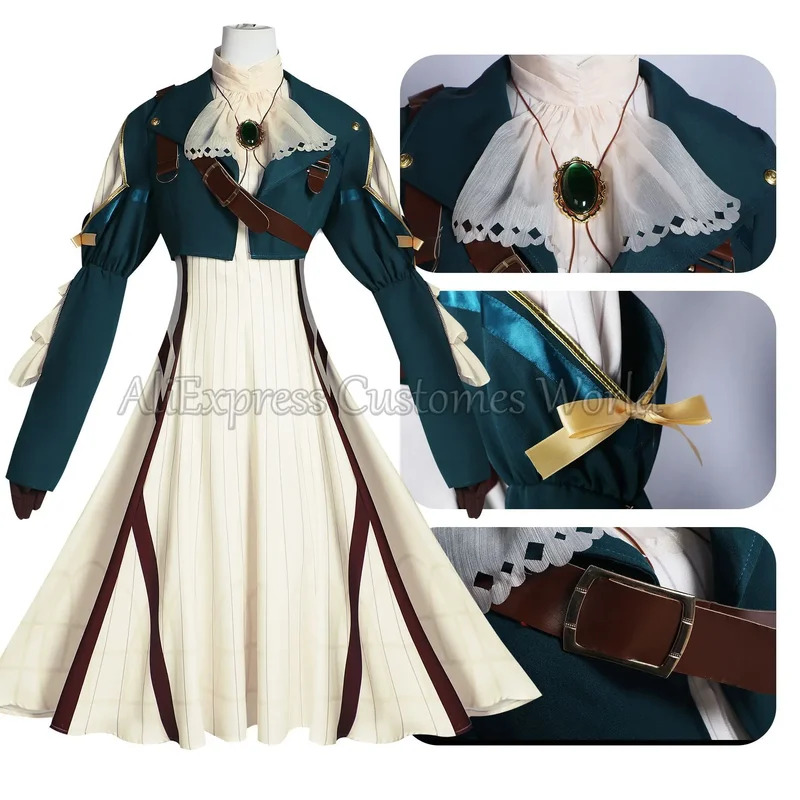 CyAnime Violet Evergarden Cosp - Violet Evergarden Dress ulasan dan harga