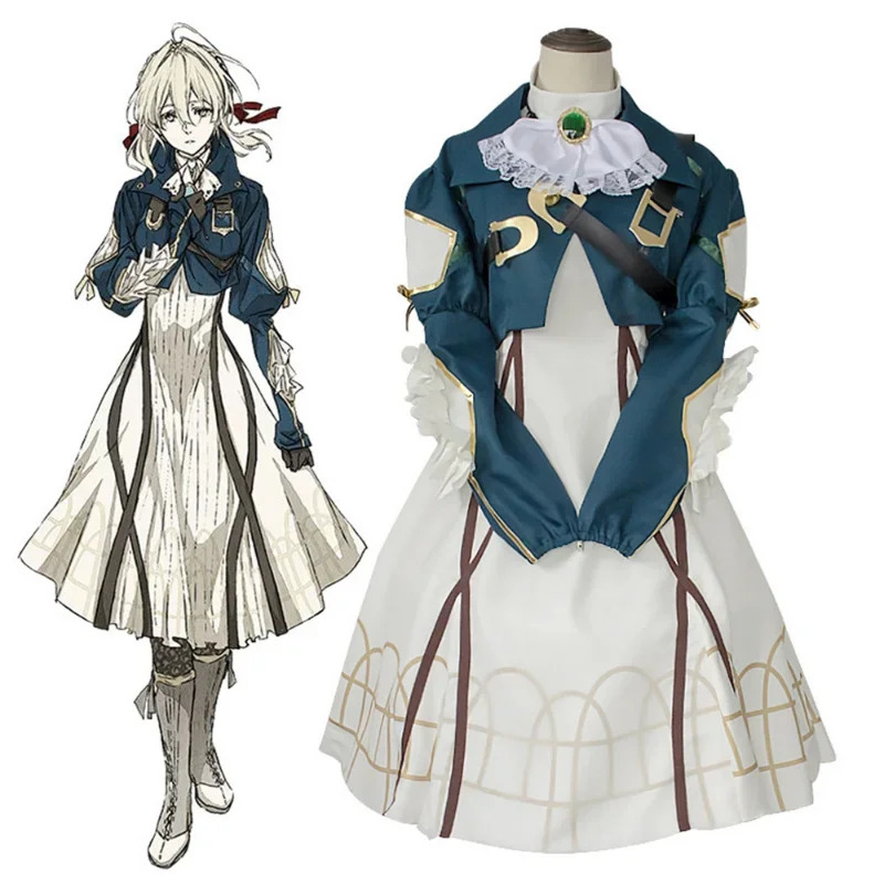 Anime Violet Evergarden Cospla - Violet Evergarden Dress ulasan dan harga