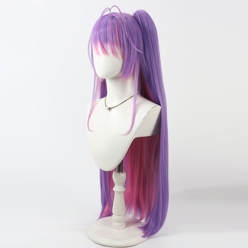 Tokoyami Towa Cosplay Wig Vtub - Anime Cosplay Long Hair ulasan dan harga