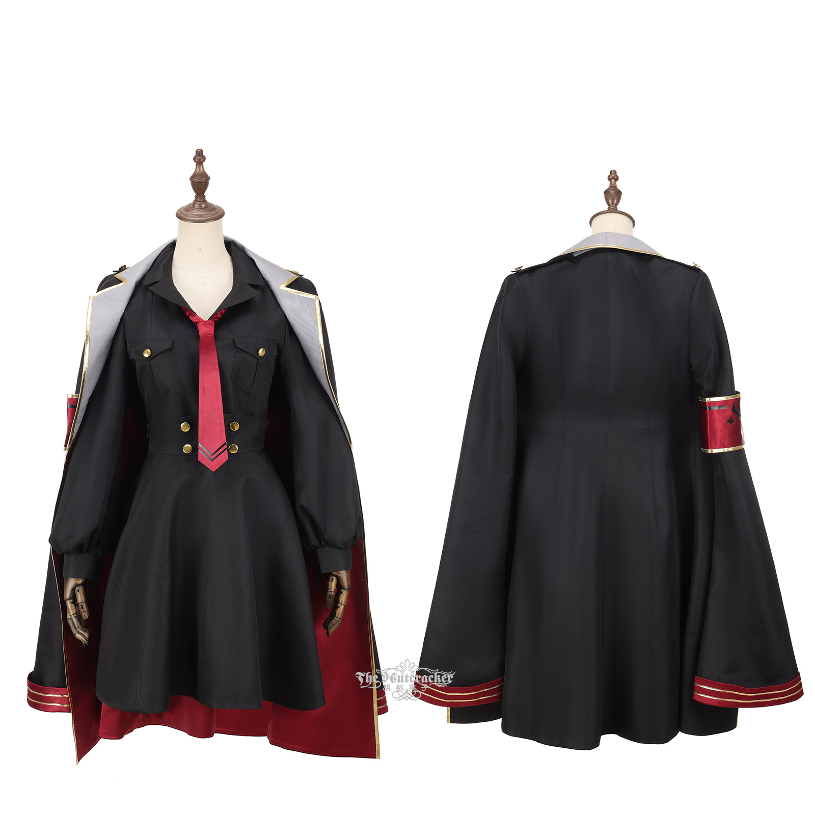 Black Shirt Skirts Coat Hat Su - Anime Cosplay 2026 ulasan dan harga