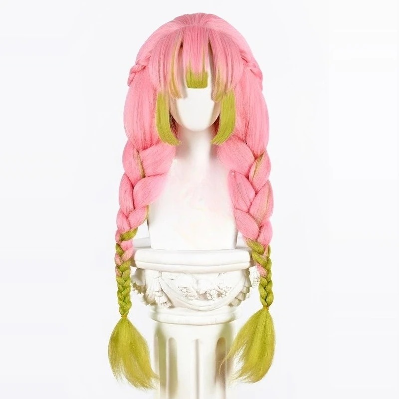 Kanroji Mitsuri Cosplay Wig Pi - Cosplay Anime Pink Hair ulasan dan harga