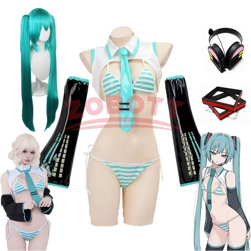 Anime Miku Cosplay Miku Formul - Anime Cosplay Bikini ulasan dan harga