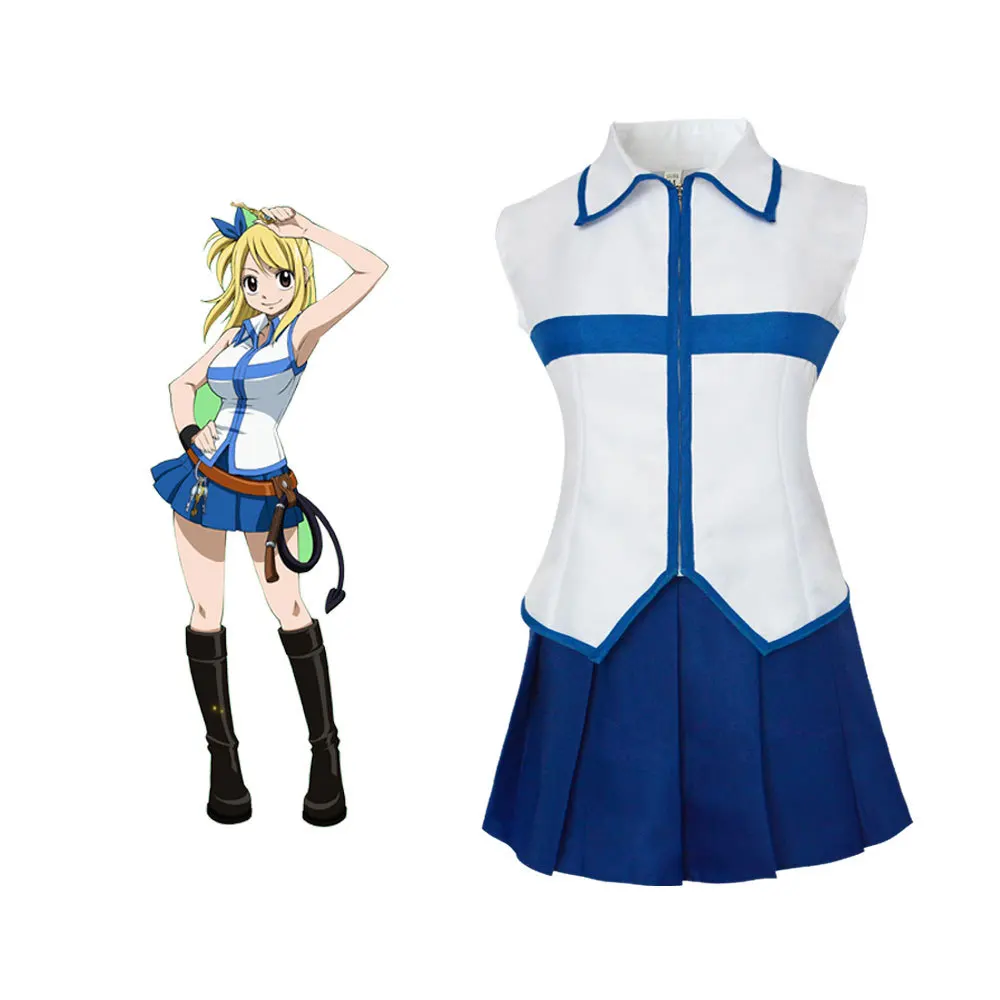 Fairy Tail Blue and White Slee - Anime And Cosplay Expo 2025 ulasan dan harga
