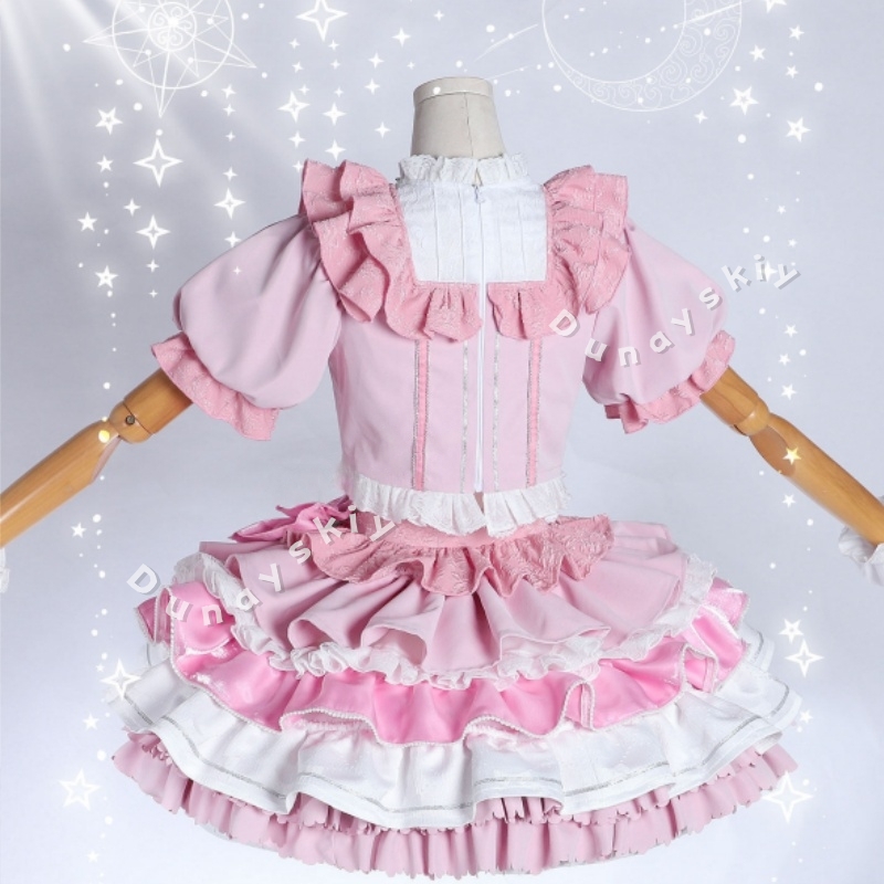 Puella Magi Madoka Magica Kana - Cosplay Anime Pink Hair ulasan dan harga
