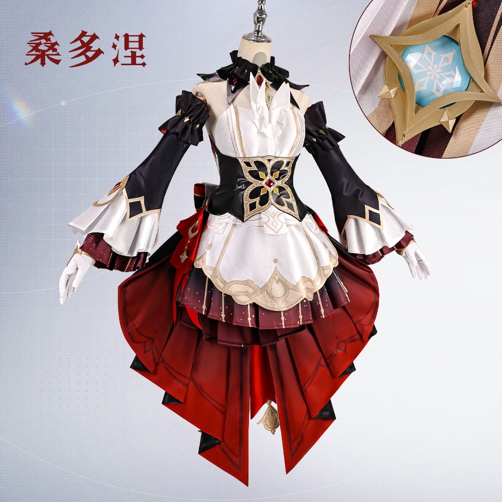 Genshin Impact Sandrone The Ma - Anime Cosplay Costumes Female ulasan dan harga