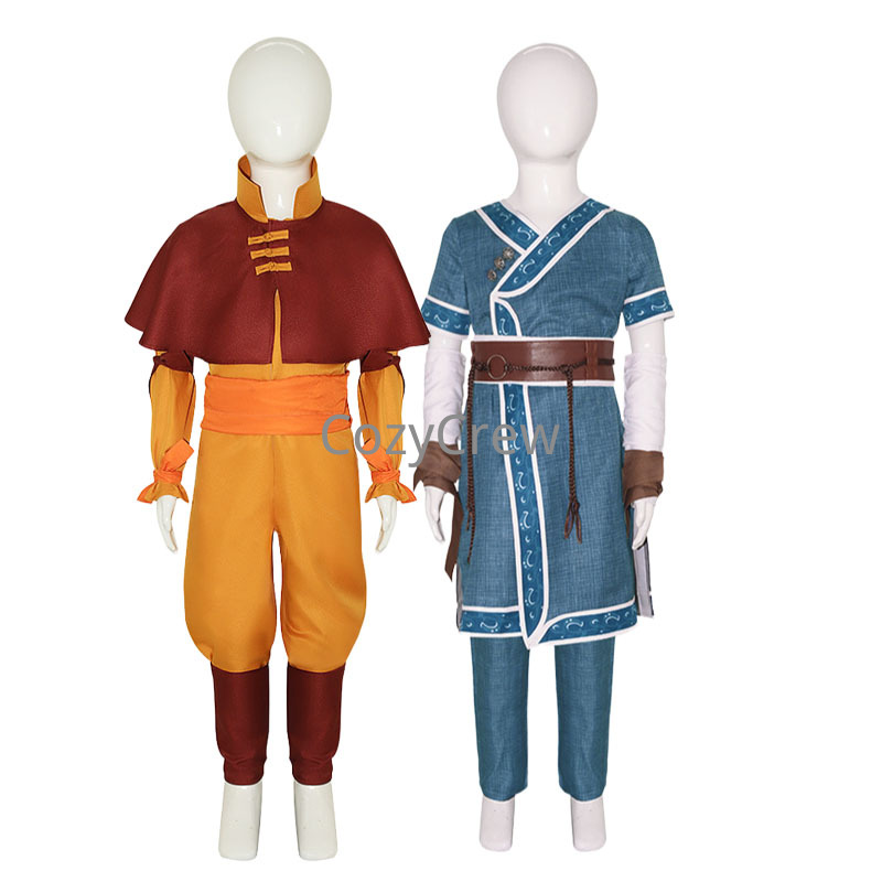 Cosplay Costume Aang Katara Fu - Anime Cosplay Netflix ulasan dan harga